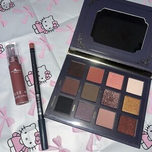Makeup Palette and Lipstick Set